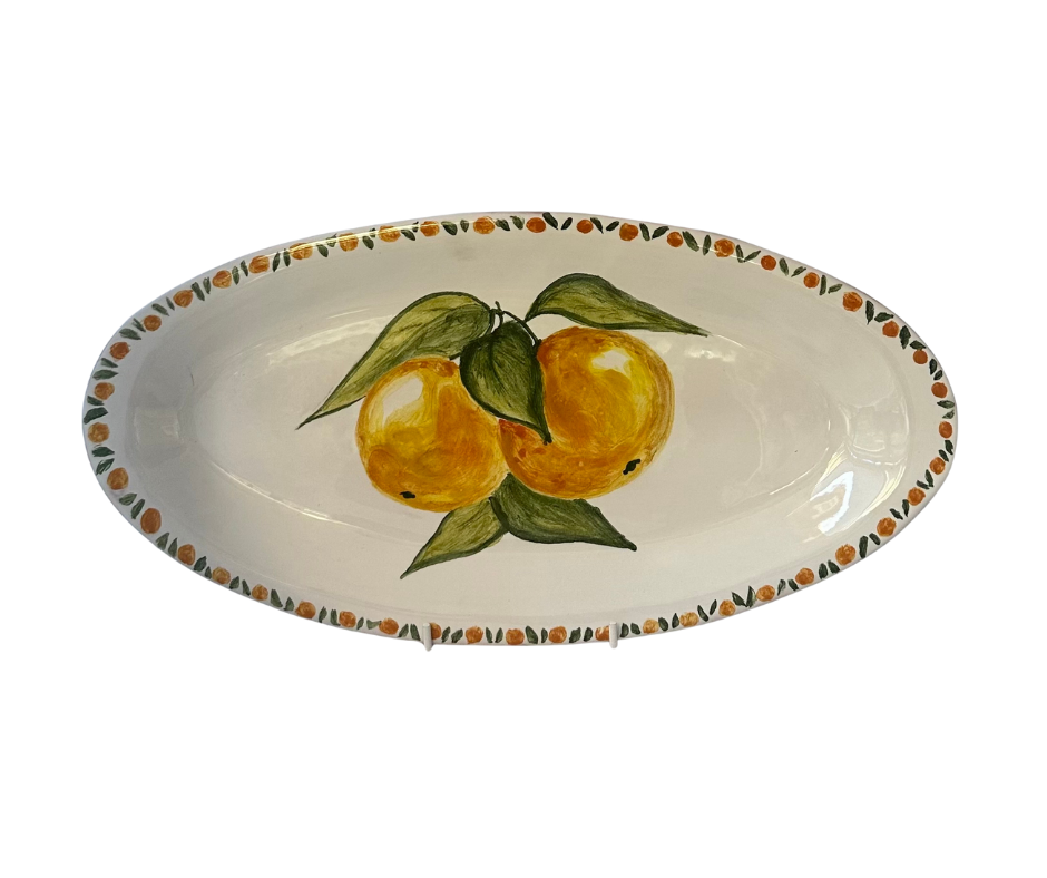 Mediterranean Orange Platter (Small)